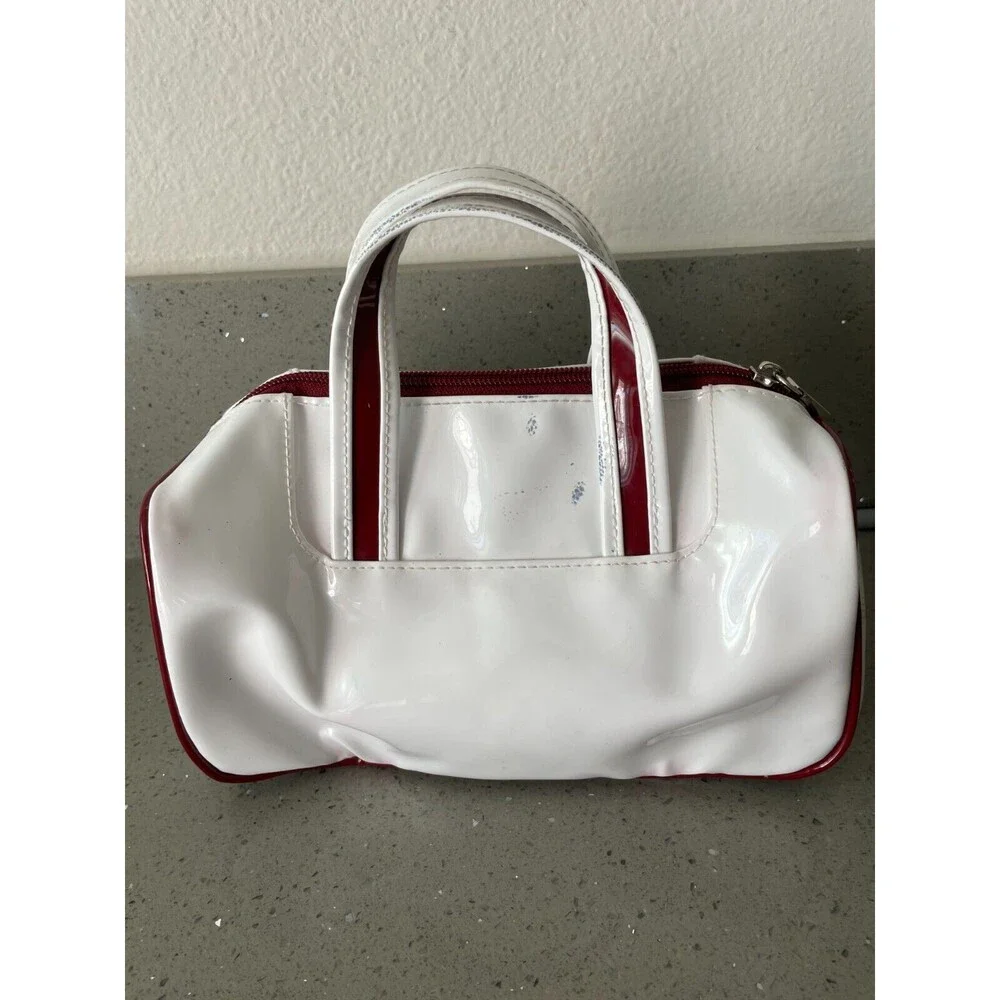 Shiseido white and red Cosmetic Pouch Bag Skincare READ